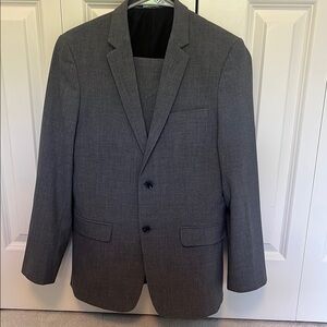 Calvin Klein Gray Matching Suit Set
